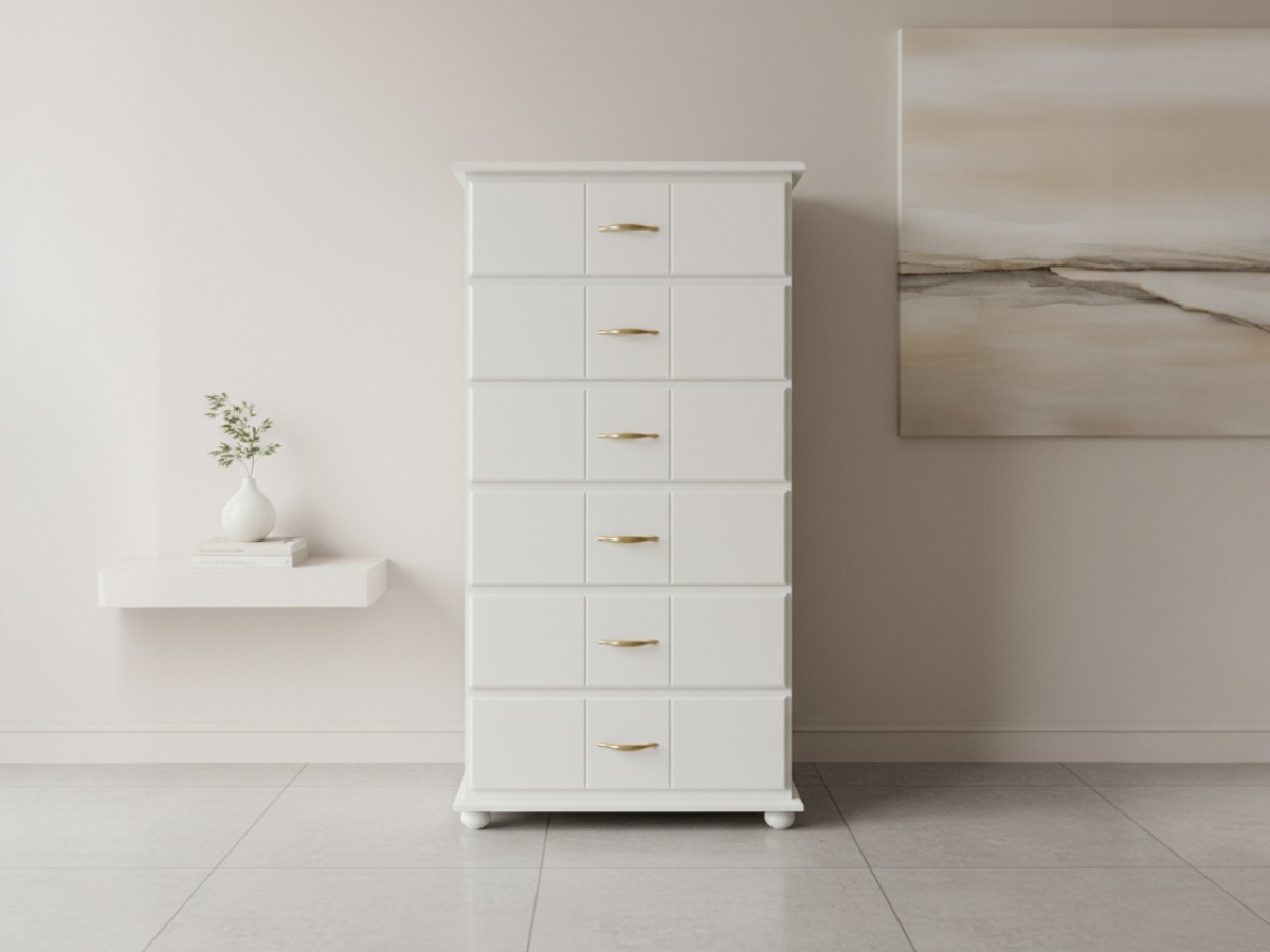 Cajonera de color de 6 cajones