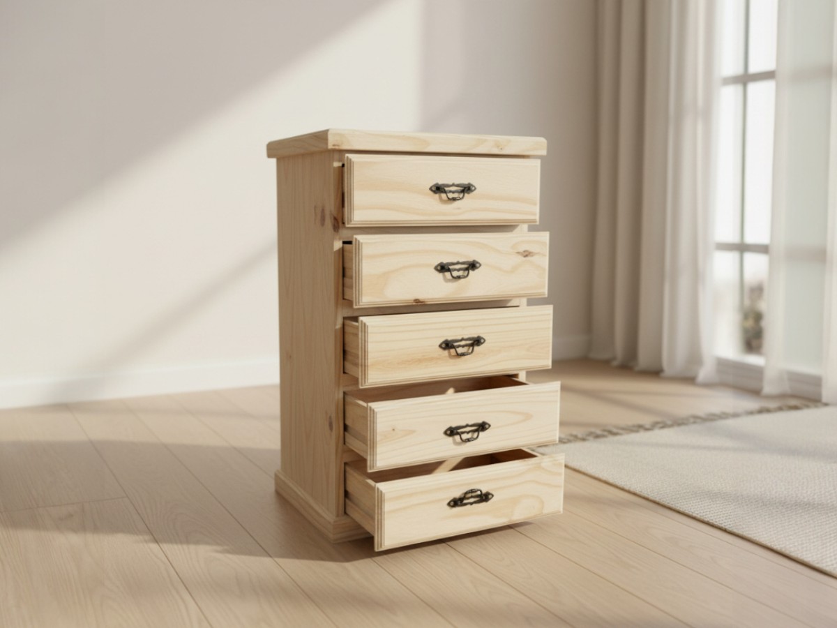 Chifonier de 5 cajones