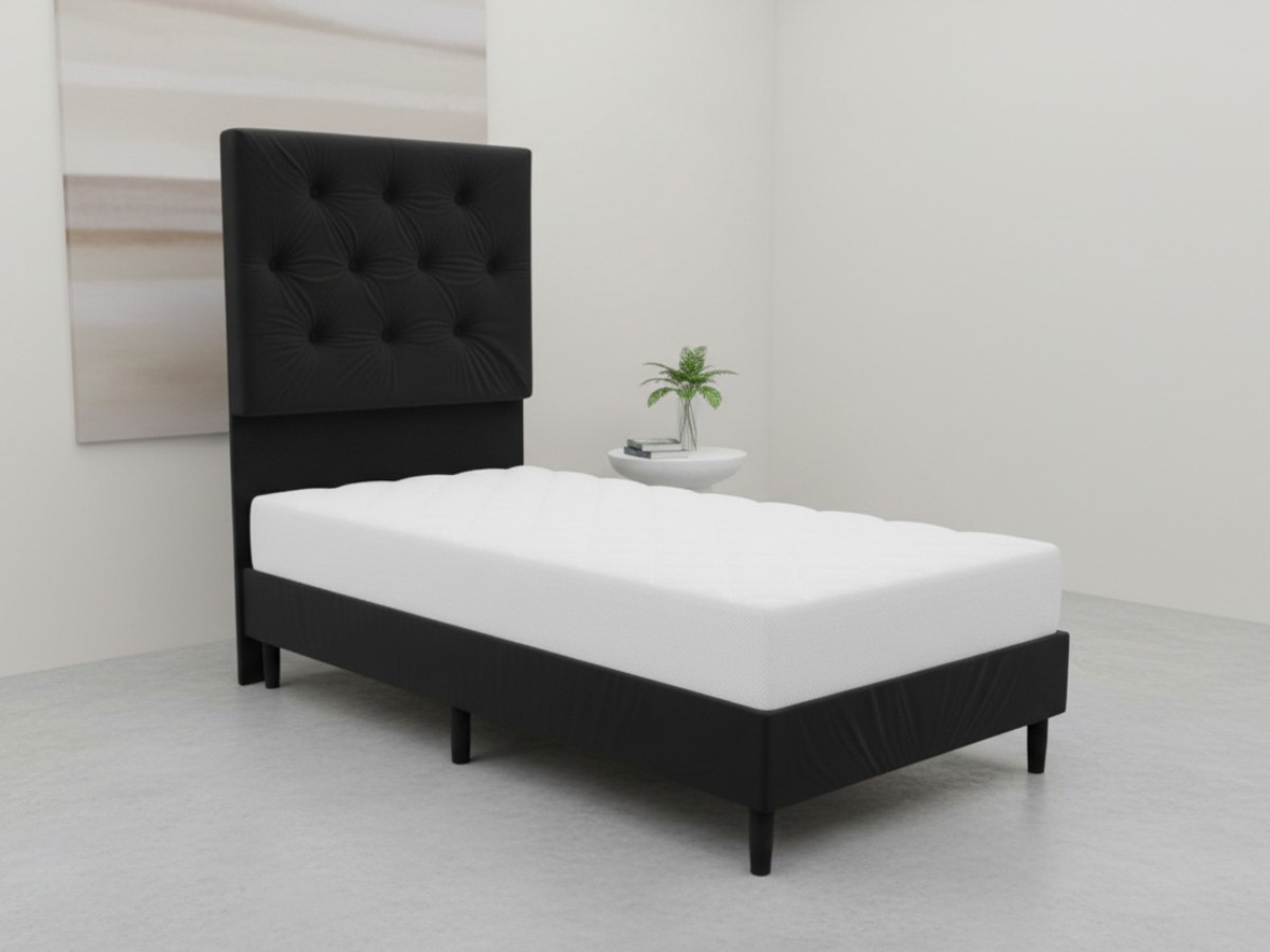 Somier de plaza y media con colchón