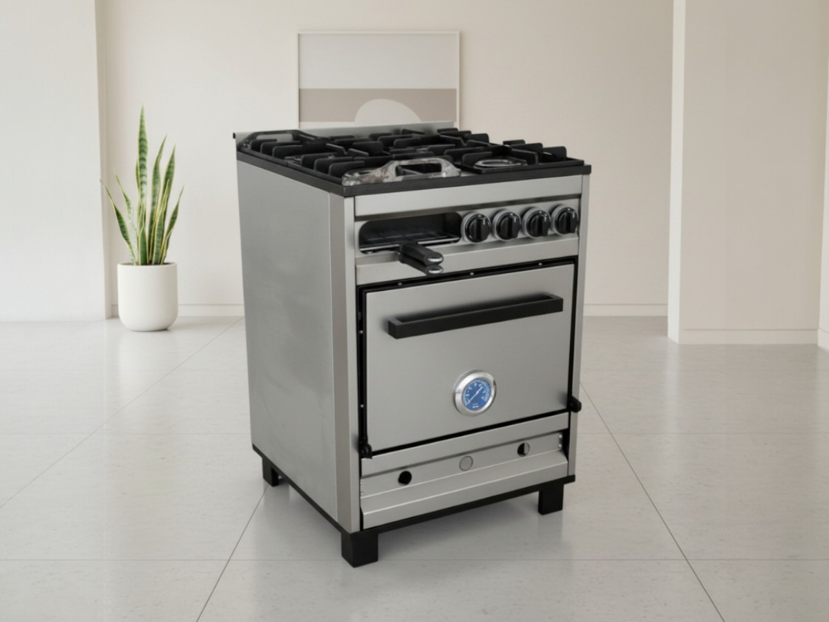 Cocina industrial 2 hornallas con plancha