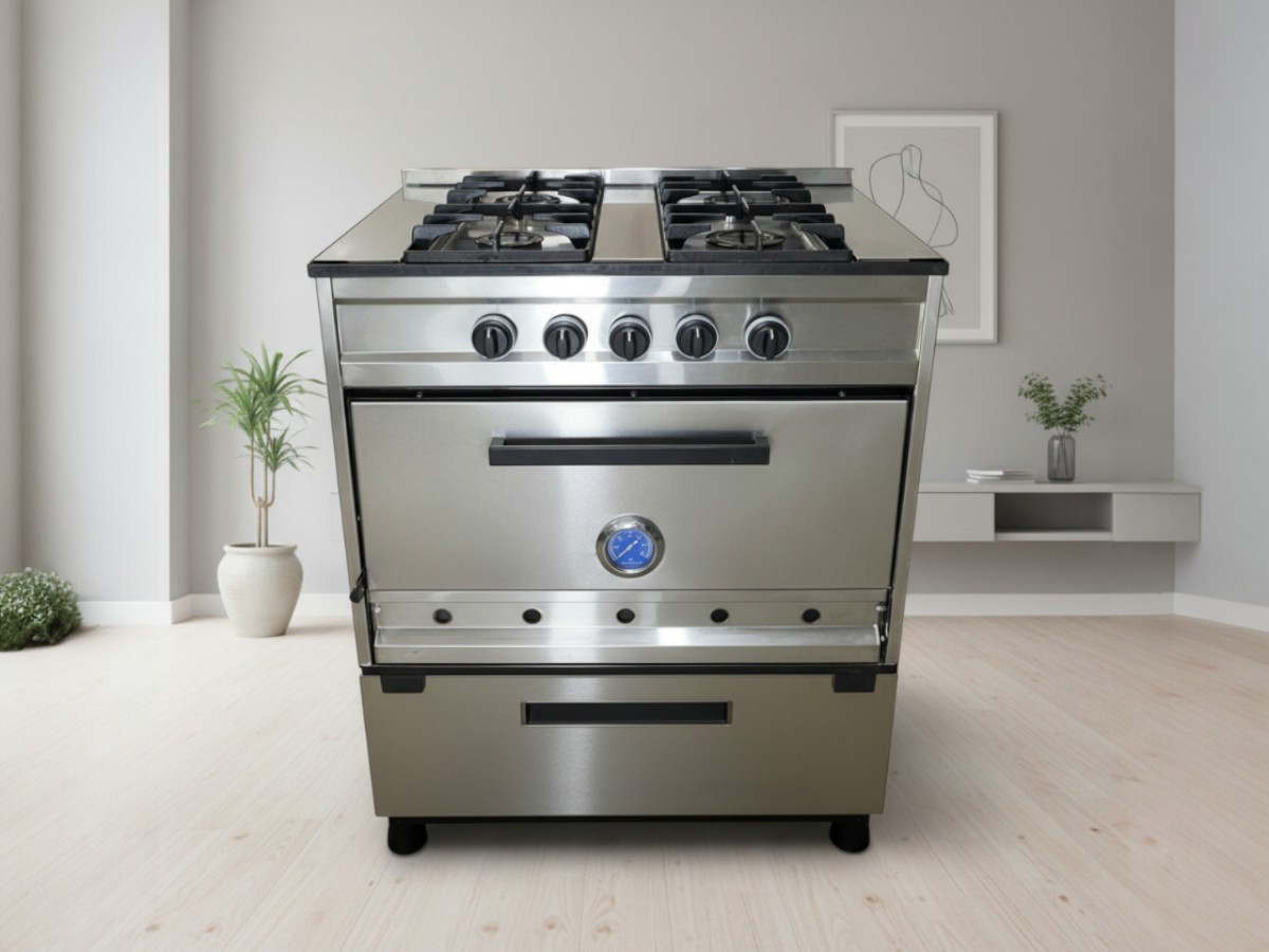 Cocina industrial 4 hornallas