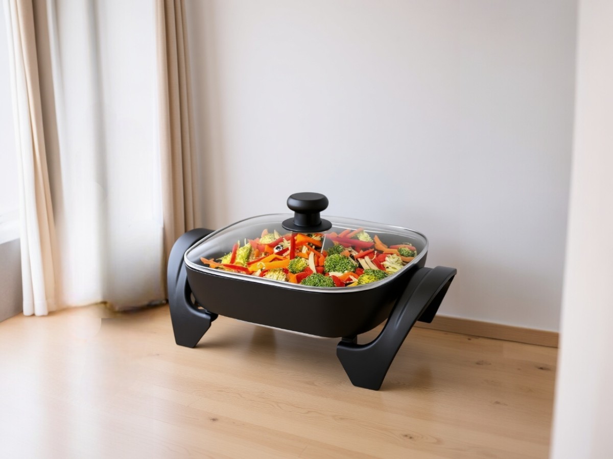 winco w154 sartén eléctrico de 1500w