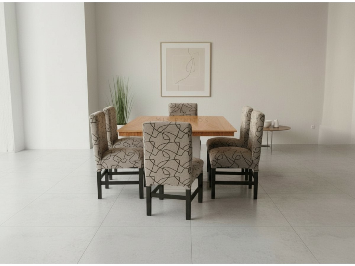 Mesa cuadrada Paraiso 6