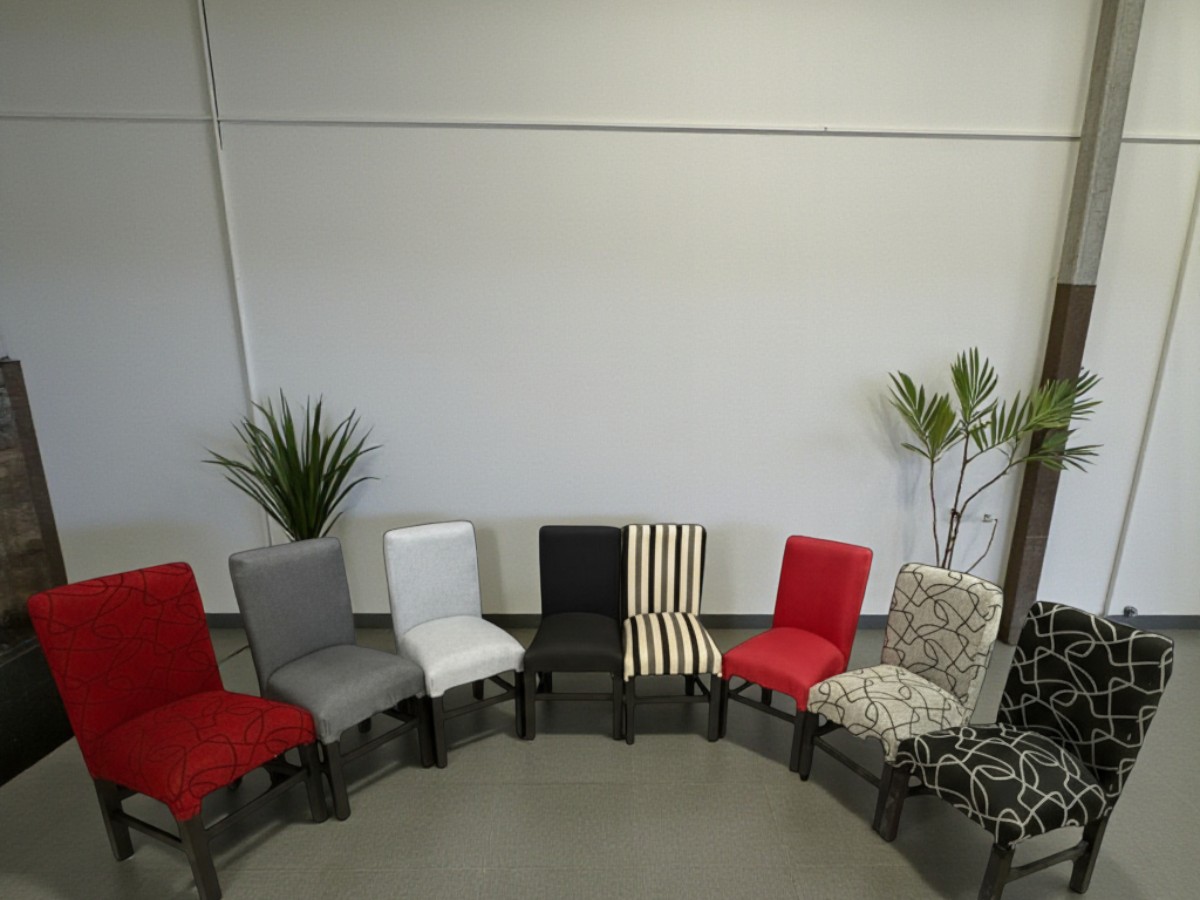 Sillas de tela chenille